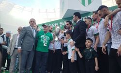 Şampiyon Bursaspor kupasına kavuştu...