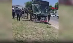 Ankara'da otobüs kazası: Yaralılar var!