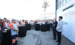 İnegöl'de Başkan Taban Temizlik İşleri Müdürlüğü personeliyle buluştu