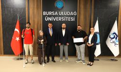 Bursa Uludağ Üniversitesi'nden görme engelli öğrenciler için anlamlı iş birliği