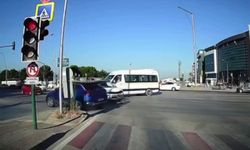 Bursa'da kırmızı ışık ihlali kazaya neden oldu!