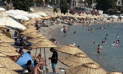 Bodrum sahillerinde adım atacak yer yok