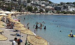 Bodrum'da sahiller doldu
