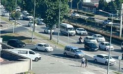Bursa'da sabah trafiği... Araçlar uzun kuyruklar oluşturdu!