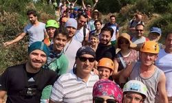 Doğa tutkunları Başkan Ercan Özel'in rehberliğinde Cennet Kanyonu'nda buluşuyor