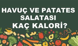 Havuç ve Patates Salatası kaç kalori? Havuç ve Patates Salatasının besin değerleri neler?