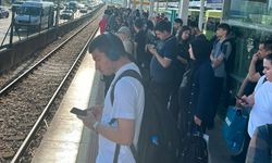 Bursa'da sabah saatlerinde metro çilesi! Peronlar doldu taştı