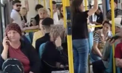 Metro'da yüksek sesle konuşma tartışması