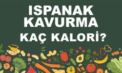 Ispanak Kavurma kaç kalori? Ispanak Kavurmanın besin değeri nedir?