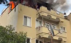 Nilüfer'de bir evin çatı katında yangın paniği!