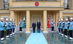 Cumhurbaşkanı Erdoğan, Pakistan Başbakanı Şerif’i resmi törenle karşıladı