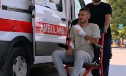 Domaniç'teki iş kazasında yaralanan genç Bursa'ya getirildi!