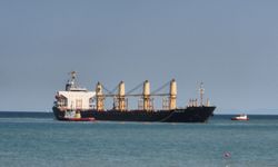 Tekirdağ'da 169 metrelik gemi karaya oturdu