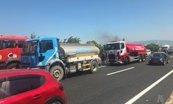 Yol boyunca yayıldı... Bursa'da korkutan yangın!