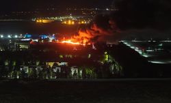 Eskişehir'de TEI fabrikasında korkutan yangın