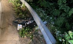 Bursa'da uçurum kenarında bulunan motosiklet ekipleri harekete geçirdi