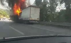 Bursa'da facia böyle önlendi... Gemlikte korkutan tır yangını
