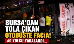 Bursa'dan yola çıkan otobüste facia! 40 yolcu yaralandı...