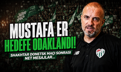 Mustafa Er hedefe odaklandı! Shakhtar Donetsk maçı sonrası net mesajlar...