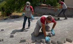 İnegöl Belediyesi Kırsalda Üst Yapı Hamlesini Sürdürüyor