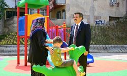 Yıldırım’da parklara yaz bakımı