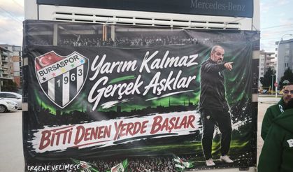 Bursaspor taraftarının şampiyonluk yolculuğu başladı