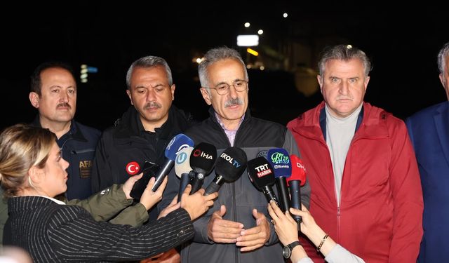Bakan Uraloğlu: "Yağmur devam ediyor, alınması gereken önlemleri aldık"