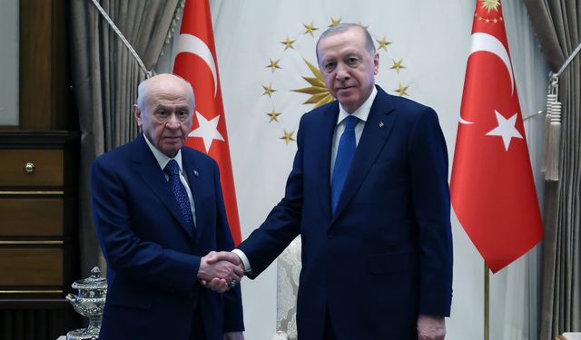 Cumhurbaşkanı Erdoğan, Bahçeli'yi kabul etti