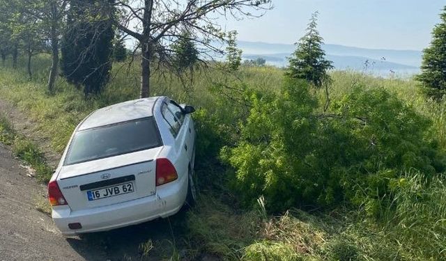 Bursa-Balıkesir karayolunda kaza: 2 Yaralı
