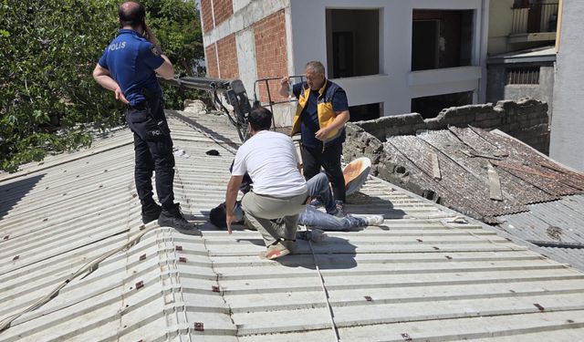 Mudanya’da vinç faciasından dönüldü