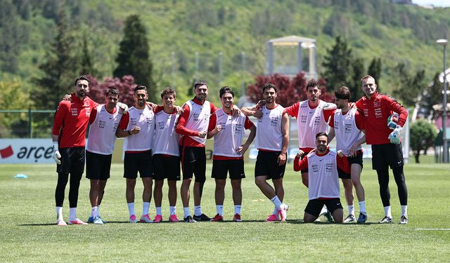 A Milli Takım, Kuzey Makedonya maçının hazırlıklarını tamamladı