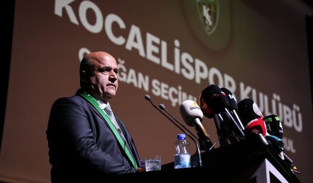 Recep Durul, yeniden Kocaelispor başkanlığına seçildi