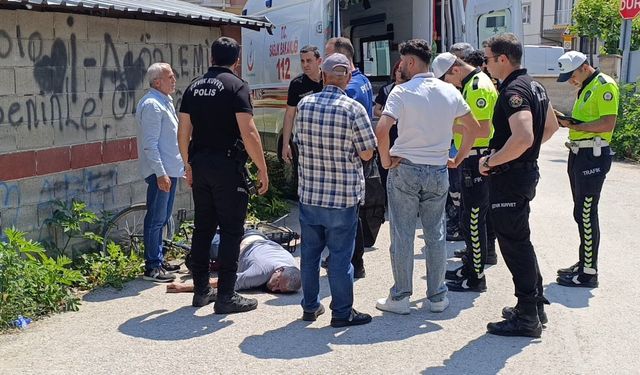Bursa'da bisikletten düşen yaşlı adamdan acı haber