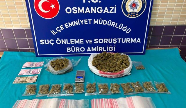 Bursa’da uyuşturucu operasyonu: 4 gözaltı