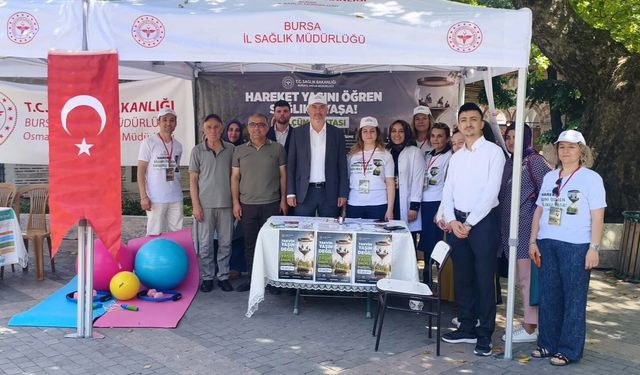 Bursa'da hareket yaşını öğren kampanyasına yoğun ilgi!