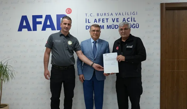 BESAK Arama Kurtarma Ekibi AFAD akreditasyonu aldı