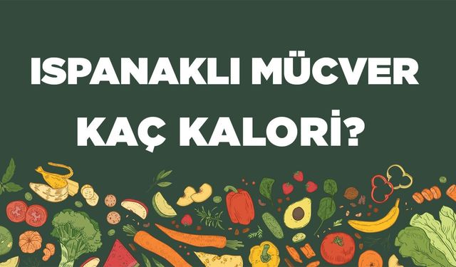 Ispanaklı Mücver kaç kalori? Ispanaklı Mücverin besin değerleri neler?