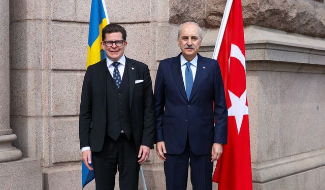 TBMM Başkanı Kurtulmuş İsveç Parlamentosu Başkanı Norlen ile görüştü