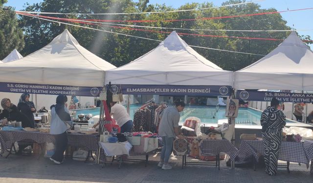 Bursa'da kadınların emeği meydana taşındı!