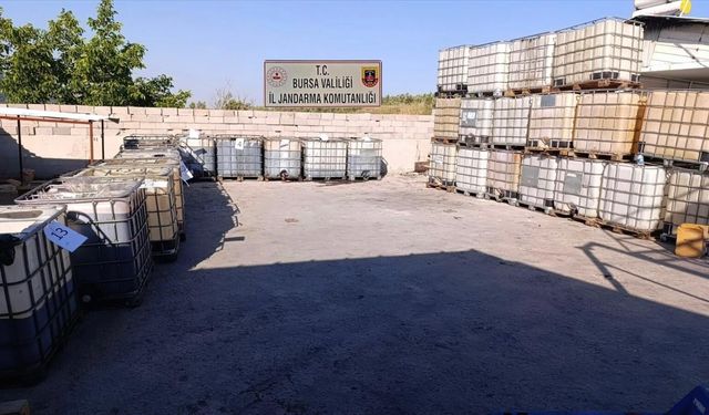 Bursa'nın Gemlik ilçesinde kaçak akaryakıt operasyonu: 5 gözaltı!
