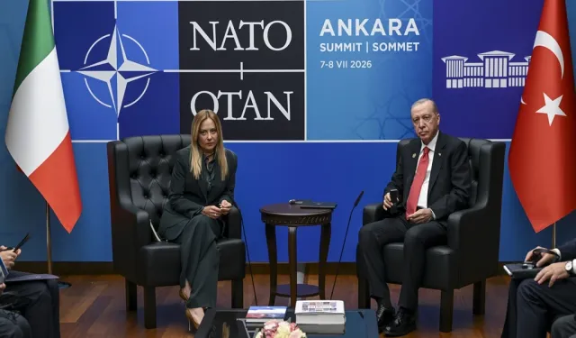 Cumhurbaşkanı Erdoğan, İtalya Başbakanı Meloni ile görüştü!