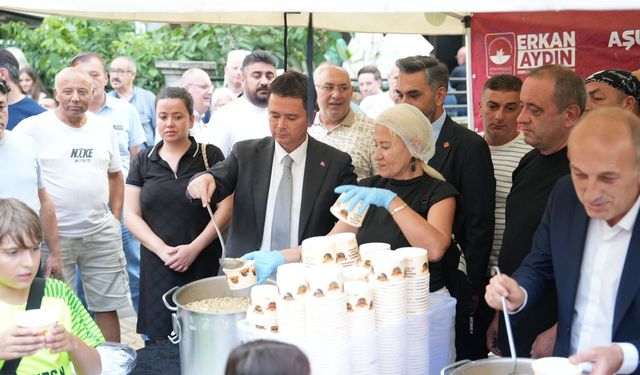 Başkan Erkan Aydın Aşurenin Bereketini Küplüpınar Sakinleriyle Paylaştı