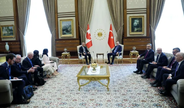 Cumhurbaşkanı Erdoğan, Kanada Başbakanı Carney'i kabul etti