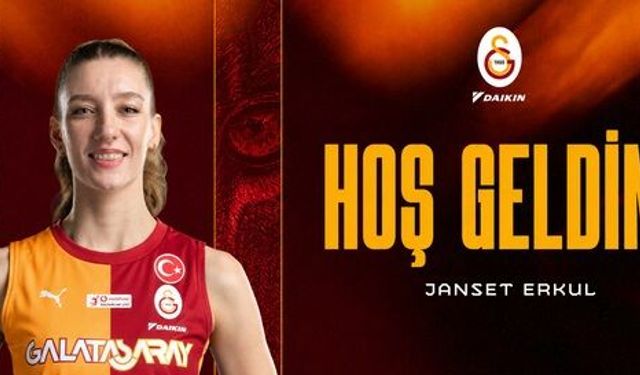 Galatasaray Daikin Janset Cemre Erkul'u kadrosuna kattı