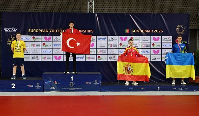 Milli masa tenisçisi Görkem Öçal Avrupa şampiyonu oldu