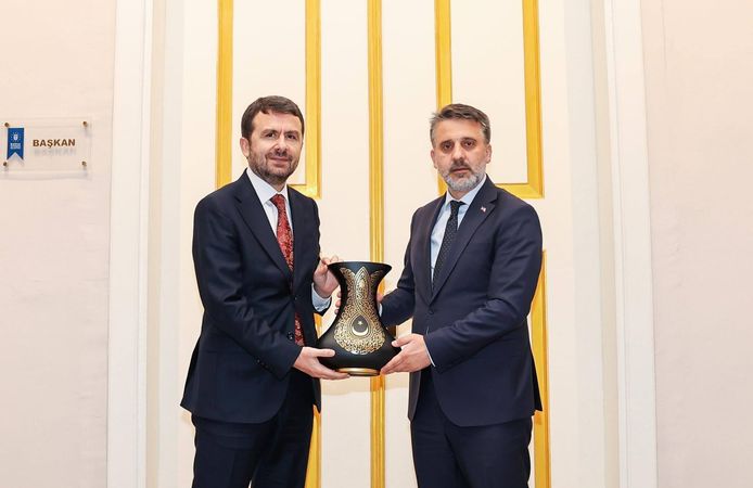BİK Genel Müdürü Çay Bursa'da Başkan Vekili Biba'yı ziyaret etti