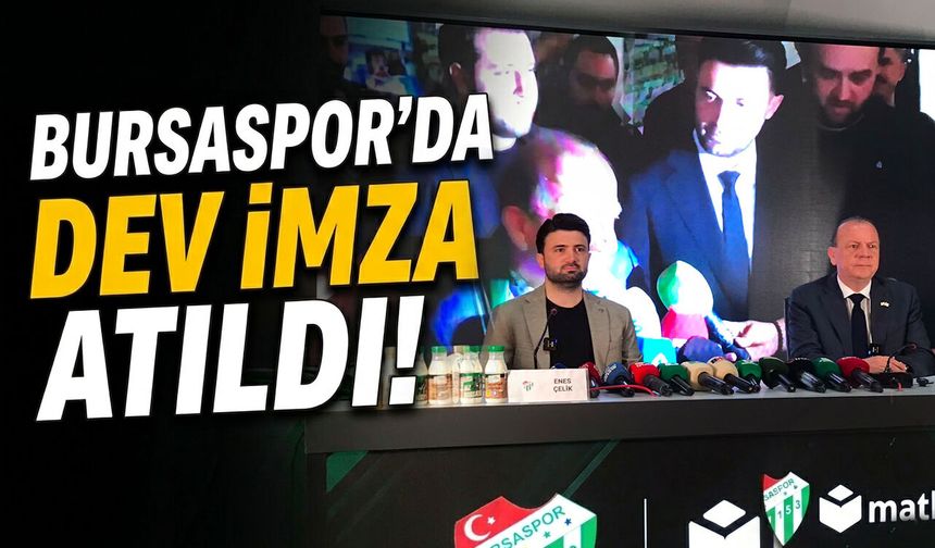 Bursaspor'a güç veren imza! Yörsan ile dev sponsorluk anlaşması!