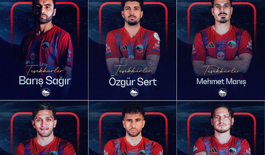 Bursaspor'un rakibi 6 futbolcuyla yollarını ayırdı