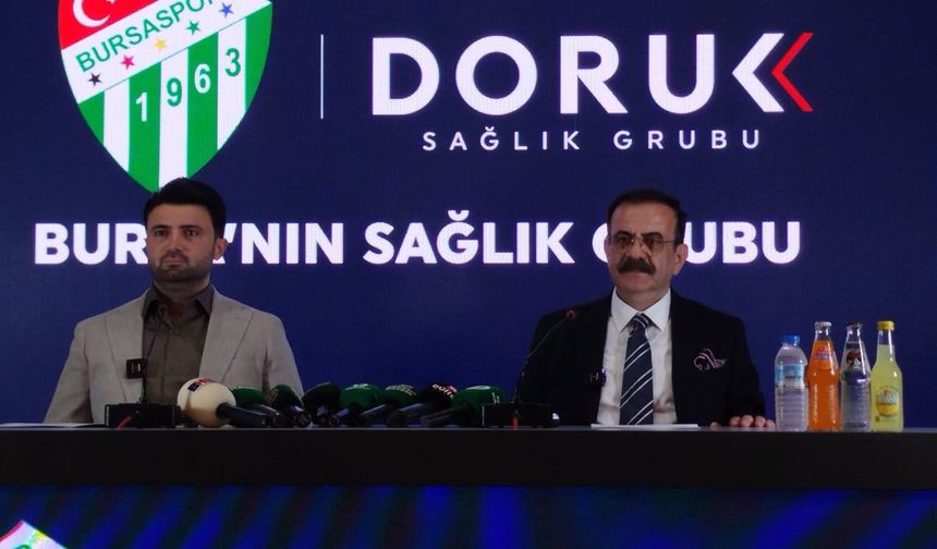 Bursaspor'un sağlık sponsoru belli oldu