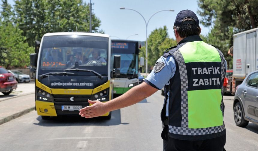 Tek tek kontrol edildi... Bursa'da otobüslere klima denetimi!